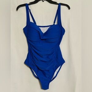 Liz Claiborne Royal Blue One Piece Swimsuit Size 10
